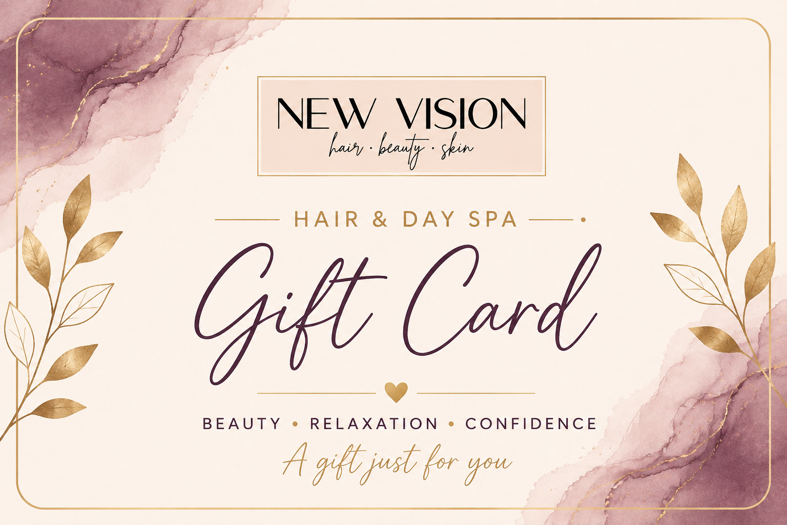 New Vision Hair & Day Spa Gift Card